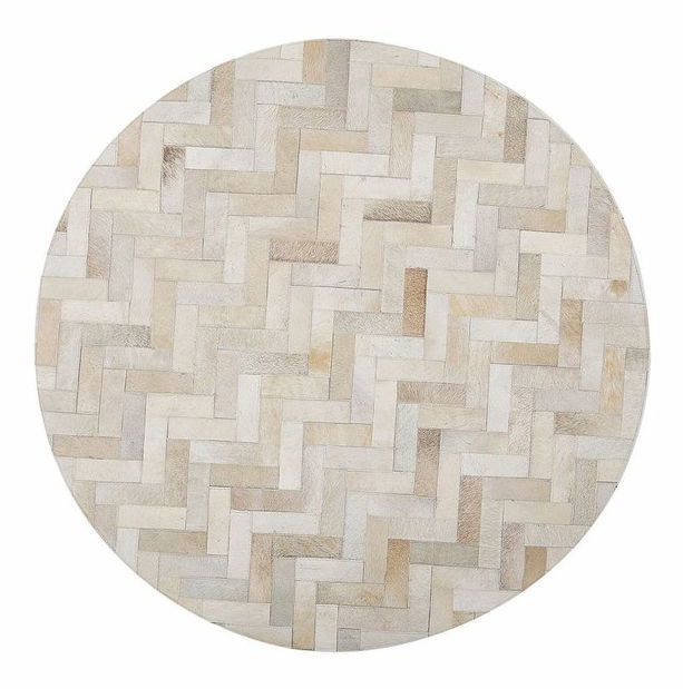 Koberec 140 cm KELEB (béžová)