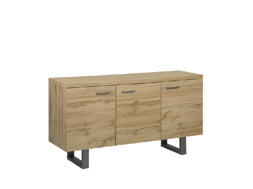 Komoda Timboon 3D (svetlé drevo)