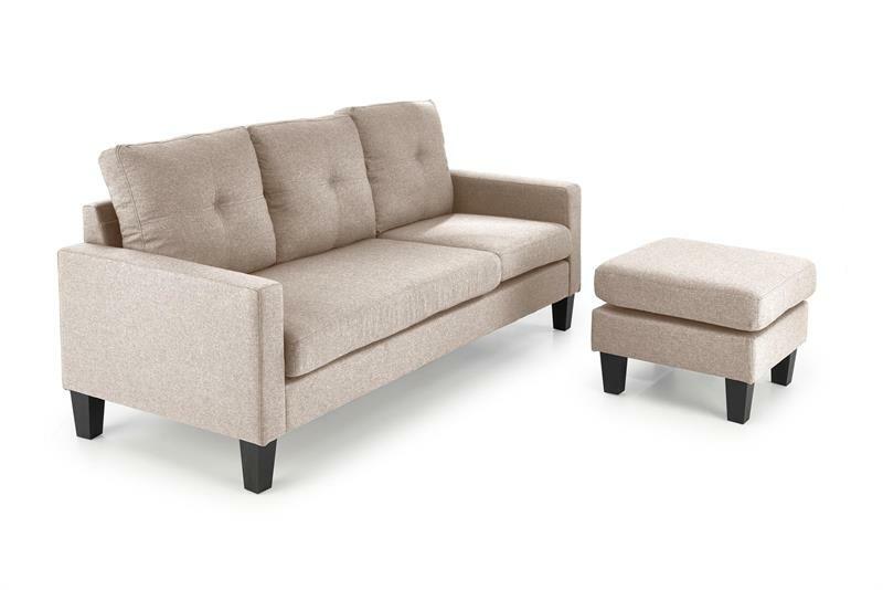 Sofa s tabureom Gerdon (bež)