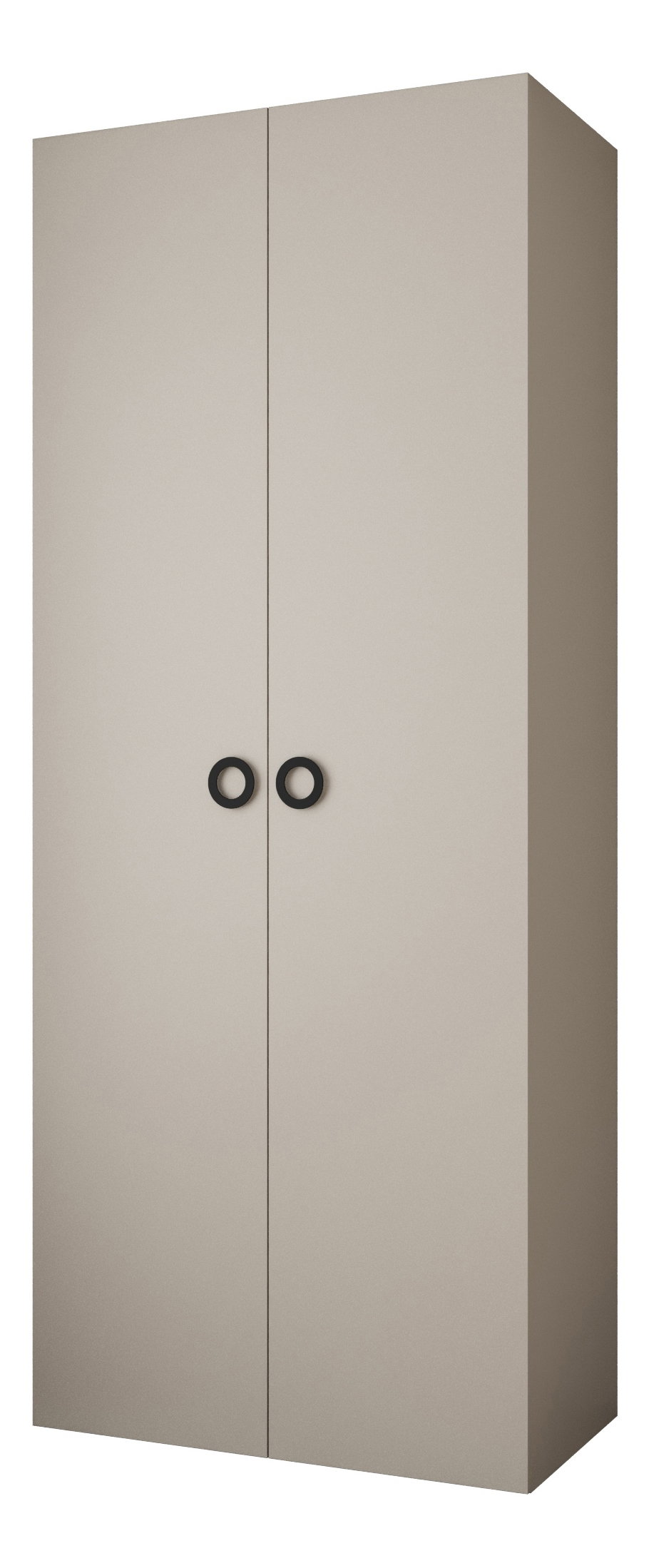 Ruhásszekrény 100 cm Carmela 50-1 (kasmír + fekete)