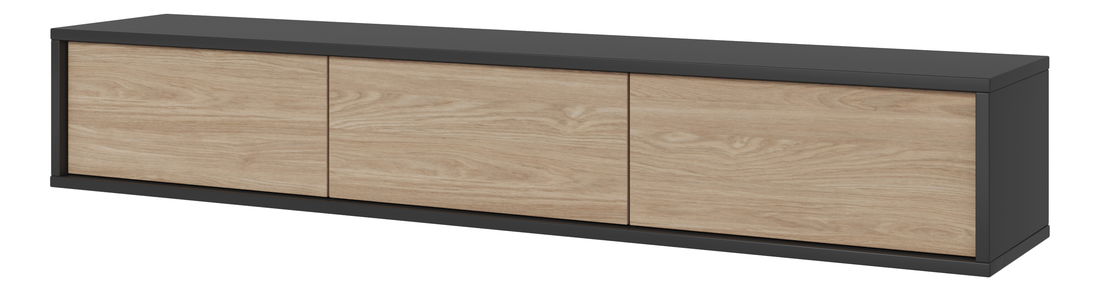 TV stolík Fiora 38 (antracit + dub olejovaný)