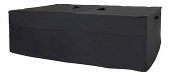 Husă pentru mobilier de grădină Lvasalia 8 (negru)
