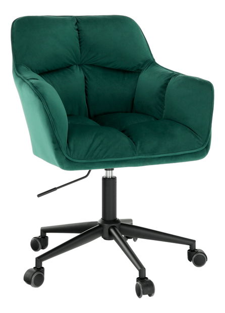 Scaun birou modern Harra (smaragd) *vânzare stoc