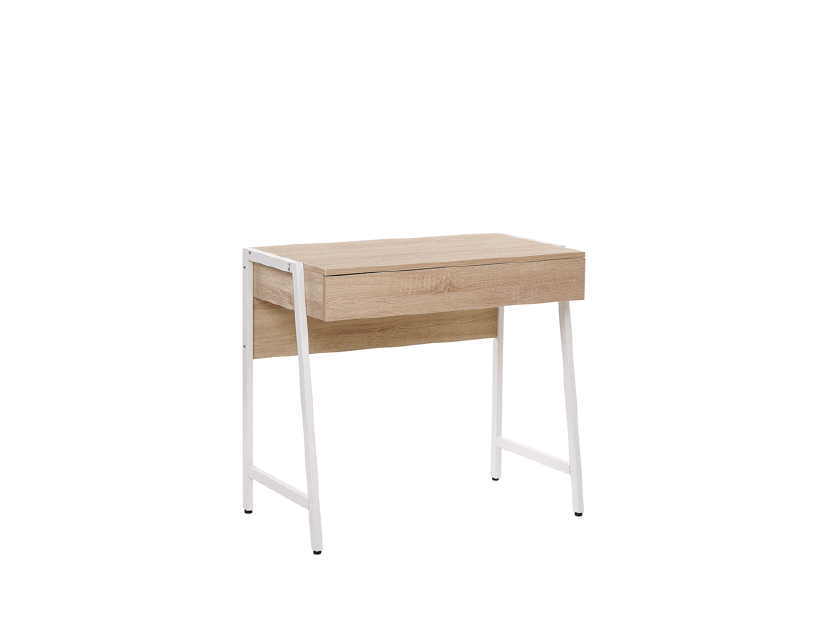 Písací stôl CERTAR (84 x 48 cm) (MDF) (svetlé drevo) *výpredaj