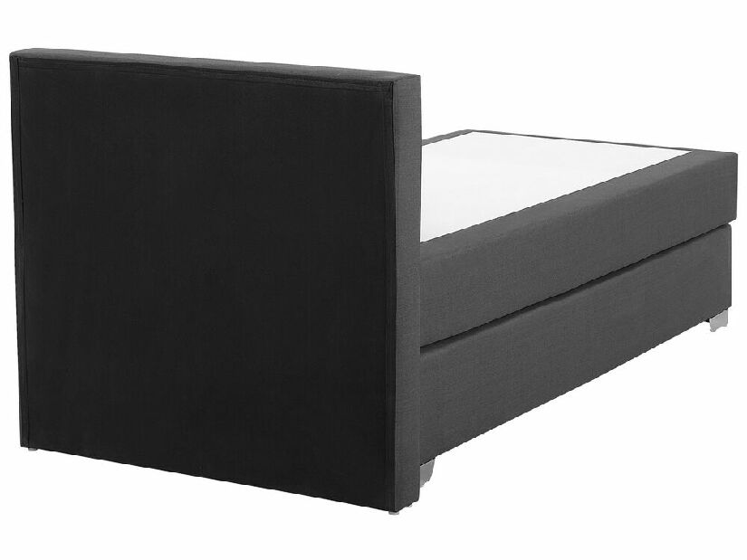 Jednostruki krevet Boxspring 90 cm PREMIER (s madracima) (siva)