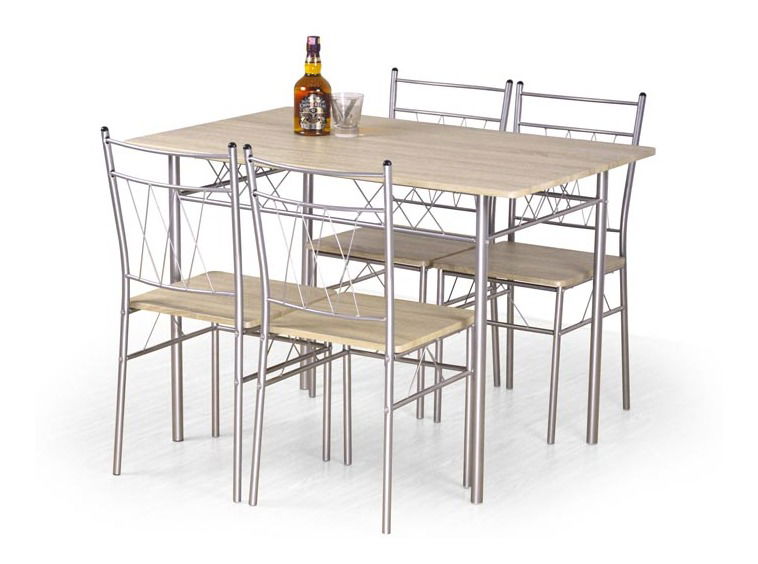 Blagovaonski set Feeny (za 4 osobe) (hrast sonoma)