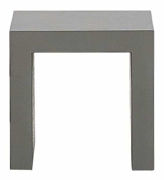 Záhradný set TONUTO (sivá) (6 stoličiek) (pre 6 osôb)