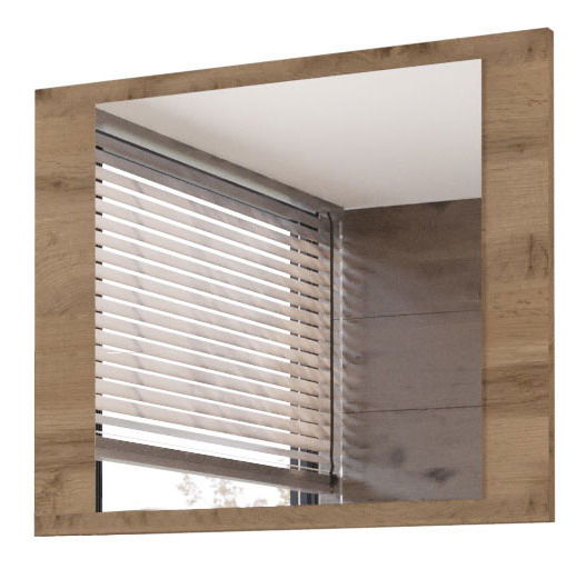 Kupaonski ormarić ispod umivaonika Trina (hrast wotan) (s ogledalom)