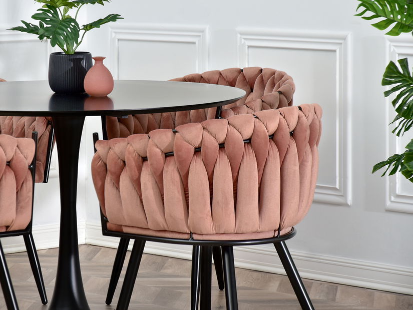 Jedálenská stolička Radio (čierna)