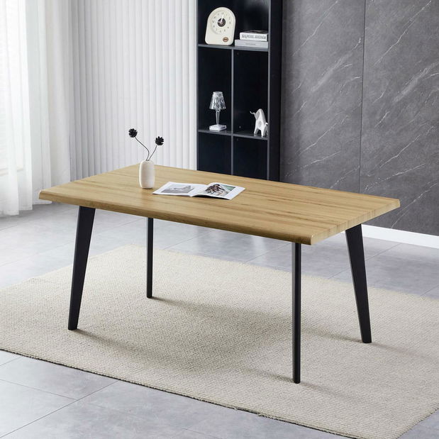 Masă sufragerie Habitacion 2 (stejar sălbatic) (pentru 6 persoane)