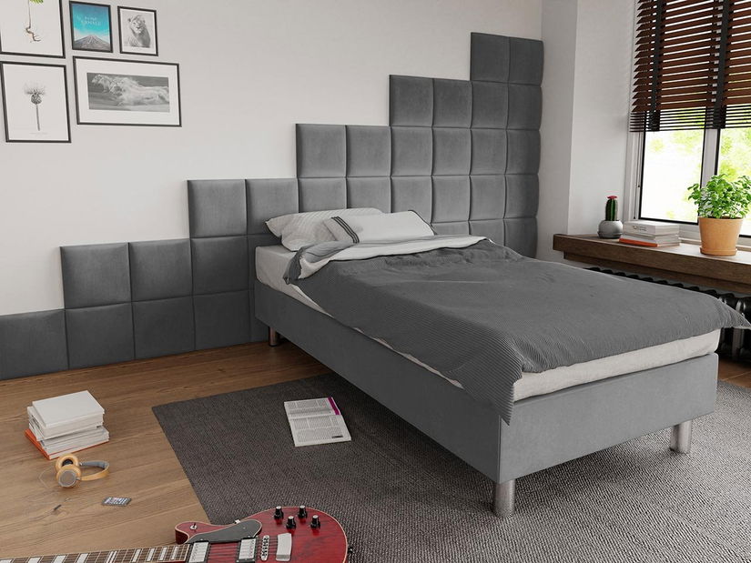 Čalúnený panel Pag 60x60 cm (biela ekokoža) *bazár