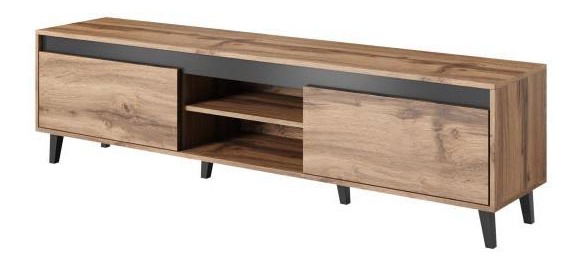 Masă TV Nell (Negru + antracit)