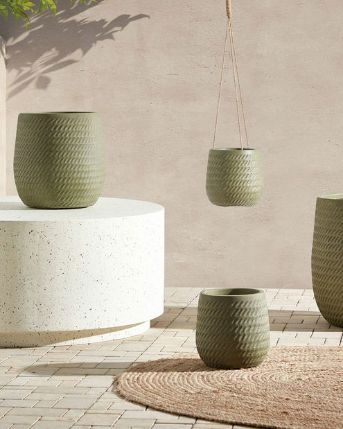 Ghiveci de flori suspendat Livid (verde)