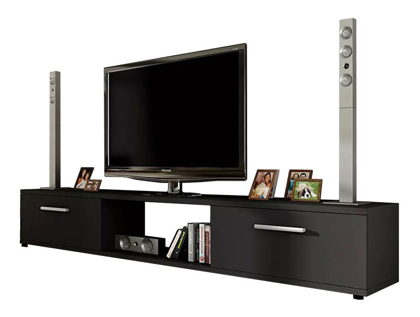 TV stolík Marvin I (čierna matná)