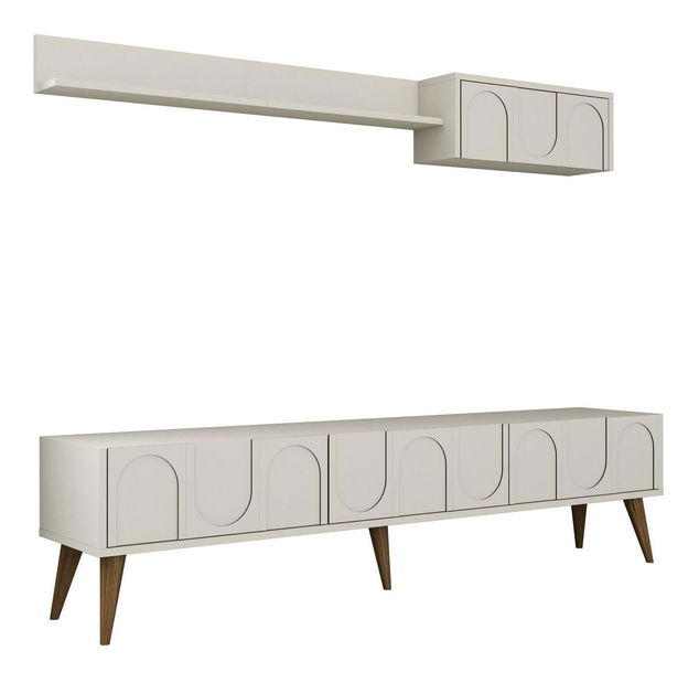 Mobilier living Bipemu 4 (crem + nuc)