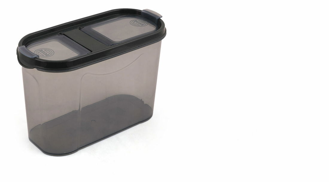 Sada úložných dóz na potraviny (12 ks.) Dru 127 (antracitová)