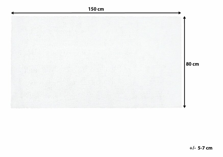 Covor 150 cm Damte (alb)