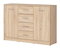 Komoda BRW Nepo Plus 6 (dub sonoma) 