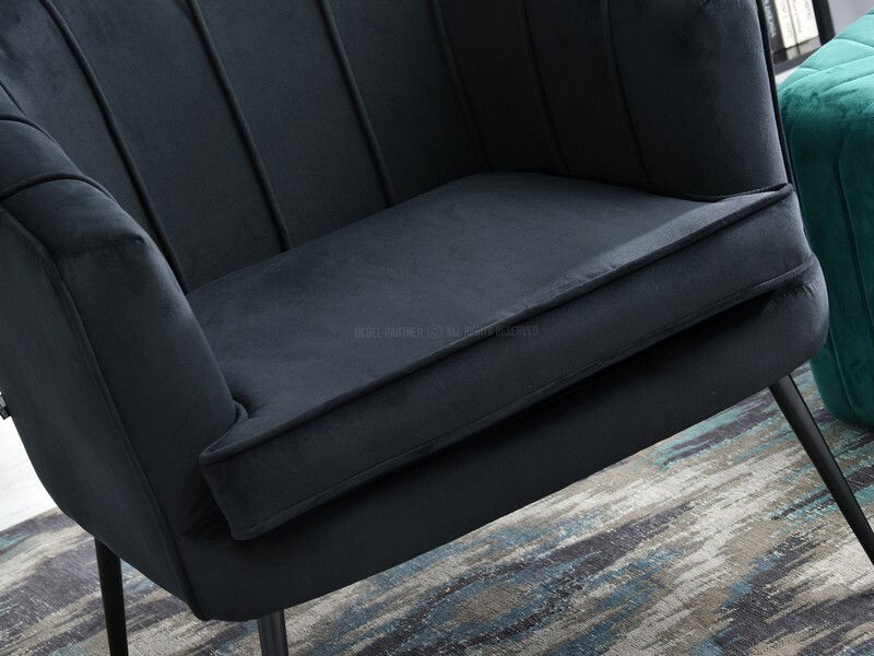 Fotelja Etimee F (crna)