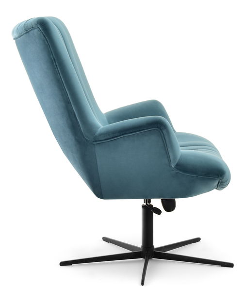 Relaxačné kreslo Elesenta (modrá + čierna)