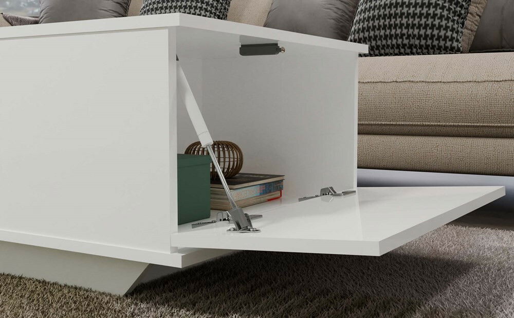 Konferenčný stolík Dosgracios 1 (lesk biely)