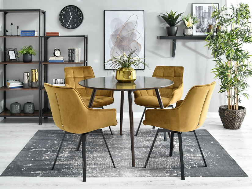 Stolička Aranbura (zlatá + zlatá)