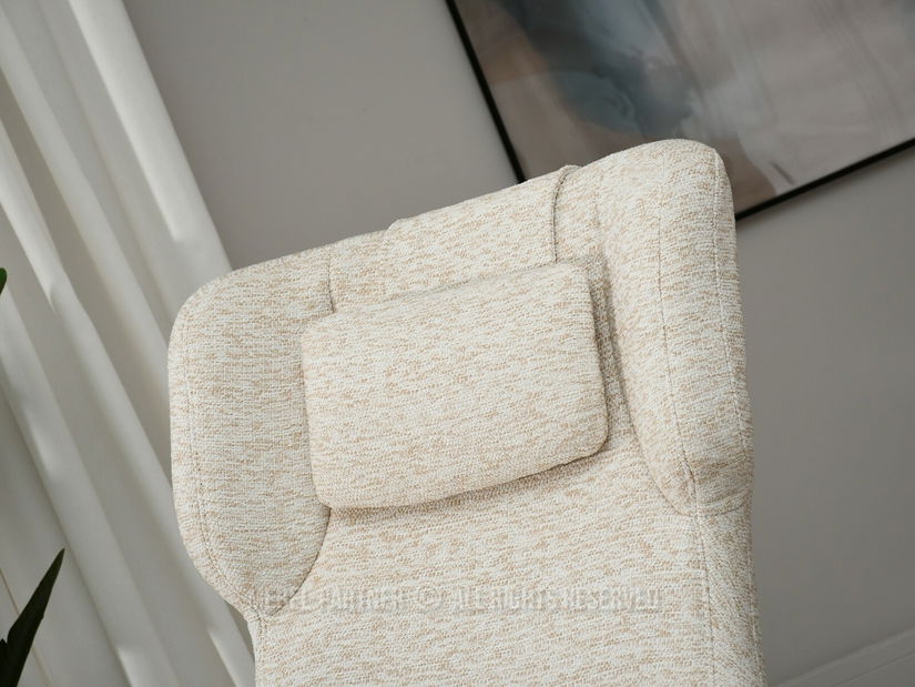 Fotel Irma (krém + bézs)