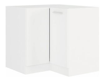 Rohová spodná skrinka Strolis 89x89 DN 1F BB (biela)
