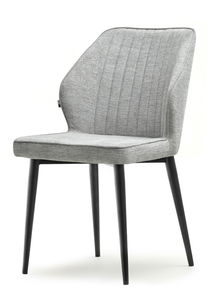 Stolička Greta K (sivá + čierna)