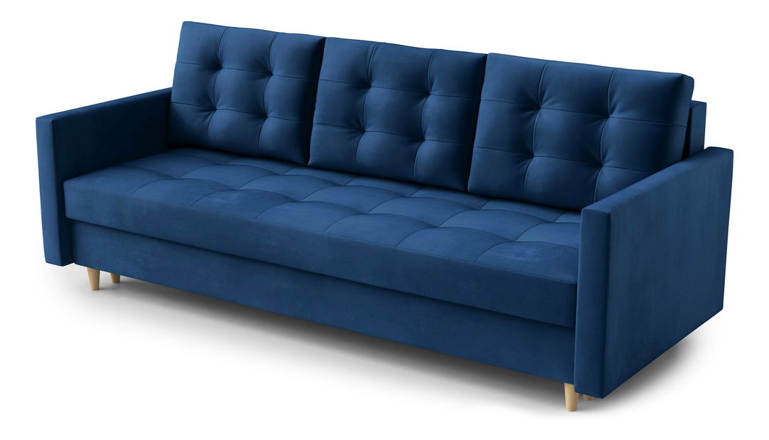 Pohovka trojsedačka Saveta (tmavomodrá)