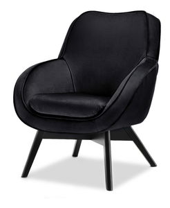 Fotoliu de design Merch (negru)