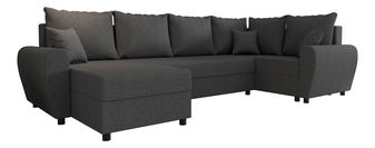 Colțar în formă de U Fleur Long (Gri închis) (D)