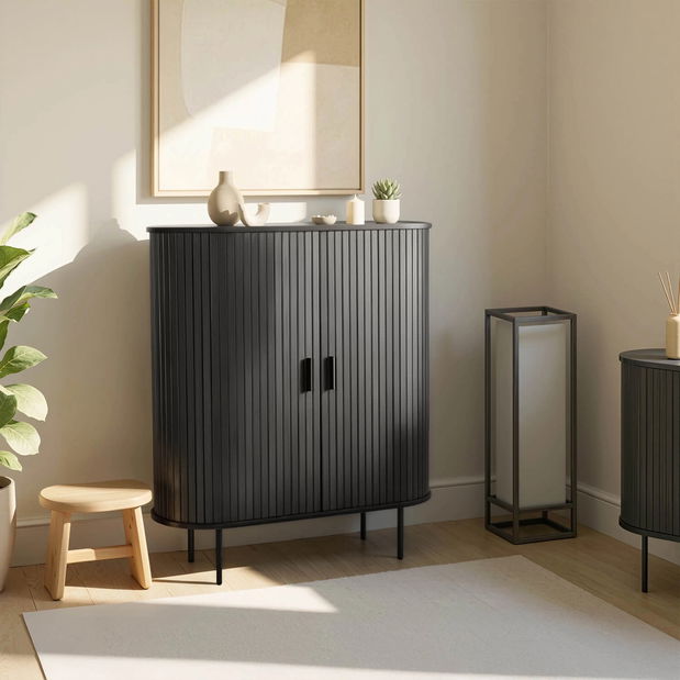 Skrinka Trisha 100 (čierna) 