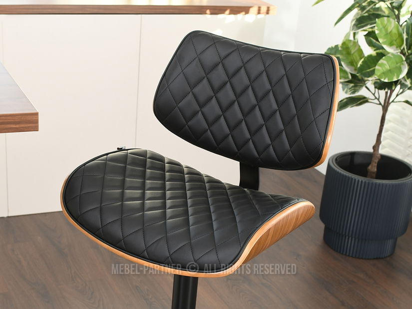 Scaun Hasky (nuc închis + negru)