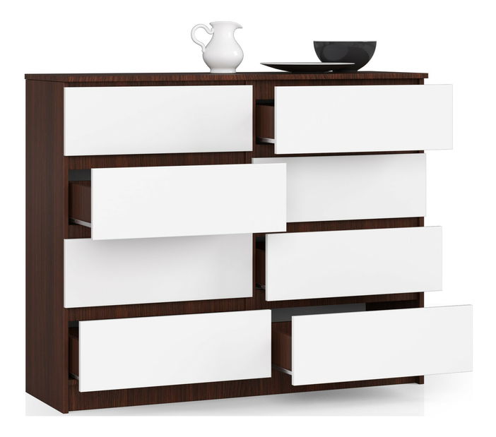 Komód Kohen (wenge + fehér)