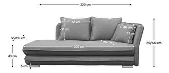 Sofa s prostorom za odlaganje Limfa (whisper 17) (D) 