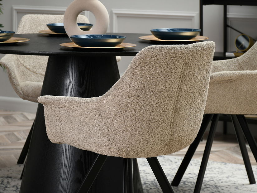 Szék Mirabell (bézs + fekete)