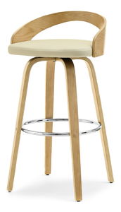 Bárszék CH38 (krém + tölgy)