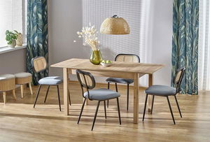 Blagovaonski stol na razvlačenje 118-158 cm118-158 cm Mauric (hrast craft) (za 4 do 6 osoba)