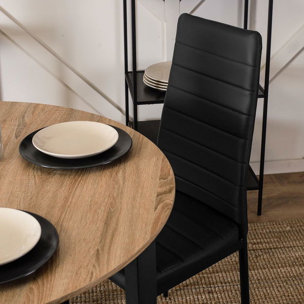 Étkezőszék Negacion (fekete) 