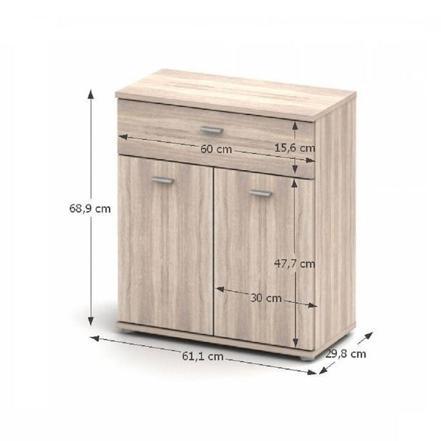 Comodă Amo typ 2 Stejar sonoma