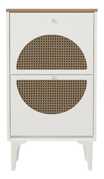 Botník (skrinka na topánky) Burinda (dub biely)