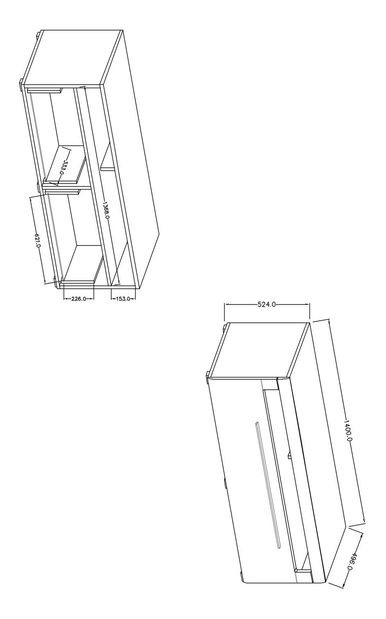 Masă TV Tashia Typ 41 (stejar grandson)