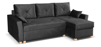 Sarokkanapé Manimi 04 (fekete) (J)