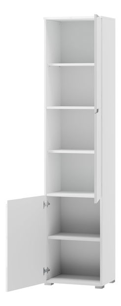 Polcos szekrény Sallosa 13 (fehér + fényes fehér)
