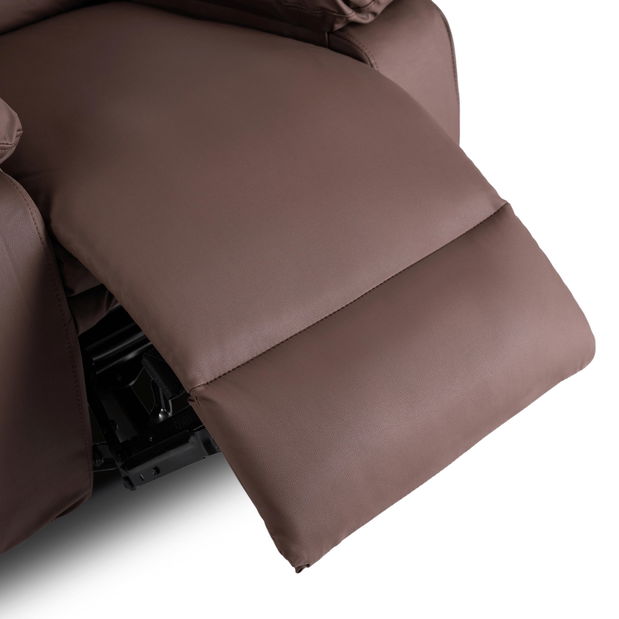 Masážne kreslo Bricke (hnedá) 