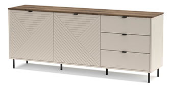 Komoda Eliminados (kašmir + hrast castello) 