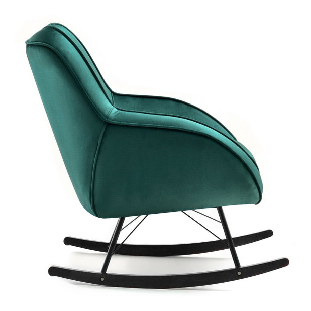 Fotoliu balansoar Coccolisimo (verde + fag negru)