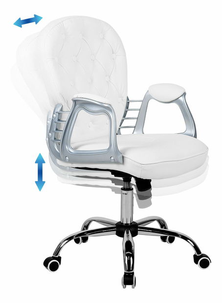 Kancelárska stolička Princi (Biela) *výpredaj