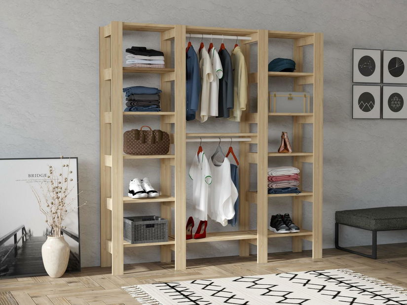 Regál Clementine 4 (zafír tölgy)